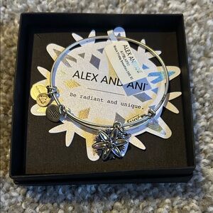 Alex and Ani Silver Charm Bracelet